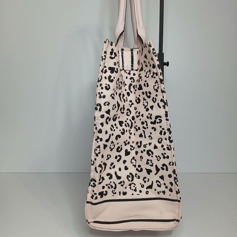 Victoria's Secret Y2K Leopard Print Logo Tote Bag - Picture 3 of 14